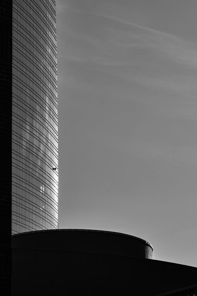 Skyscrapers geometries and reflections in Milan Porta Nuova business district. Italy