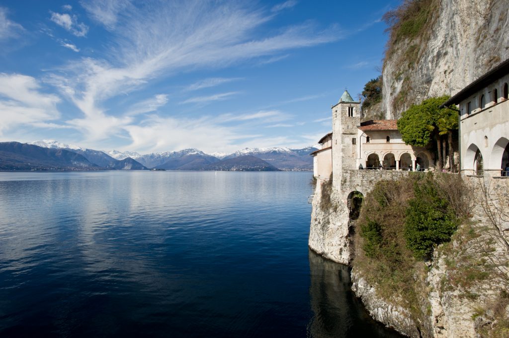 Eremo Santa Caterina del Sasso - Lake Maggiore, Italy.